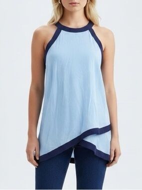 Miami Blue Sleeveless Top